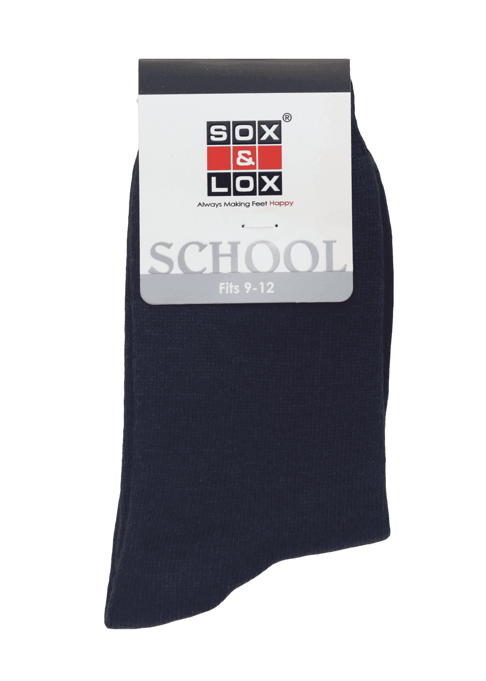 Children's School Long (Fits 9-12) School Socks Boost All SOX&LOX SOX&LOX
