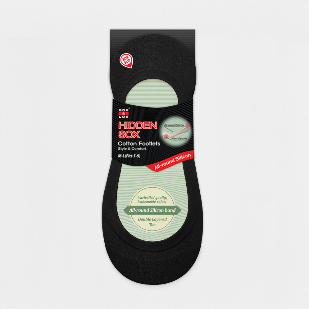 Ladies' Low Hidden With Silicone Band