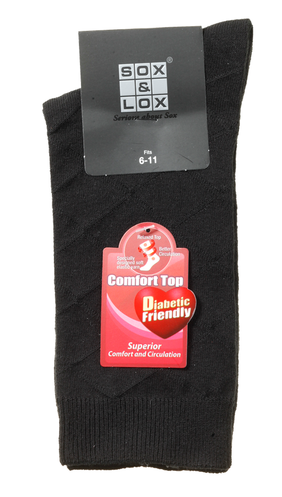 Men's Business Classic Diabetic Friendly Men SOX&LOX