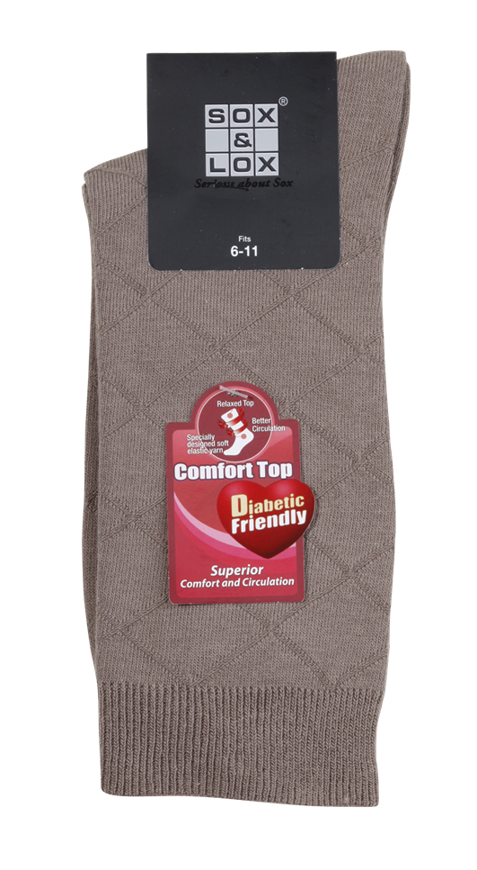 Men's Business Classic Diabetic Friendly SOX&LOX 100% comfortable best socks