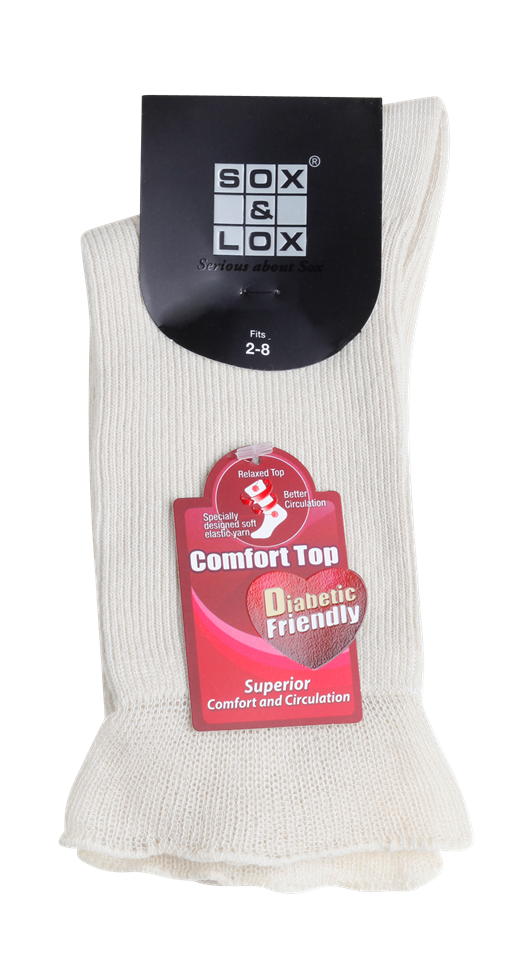 Ladies' Diabetic Friendly Comfort Top Diabetic Friendly Boost All SOX&LOX SOX&LOX