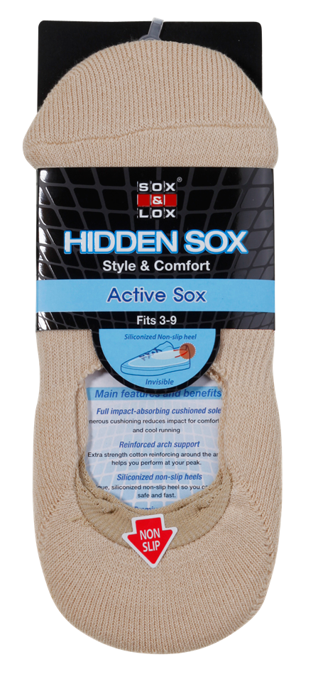 Best No show socks for women with cushioned sole and non-slip heels.