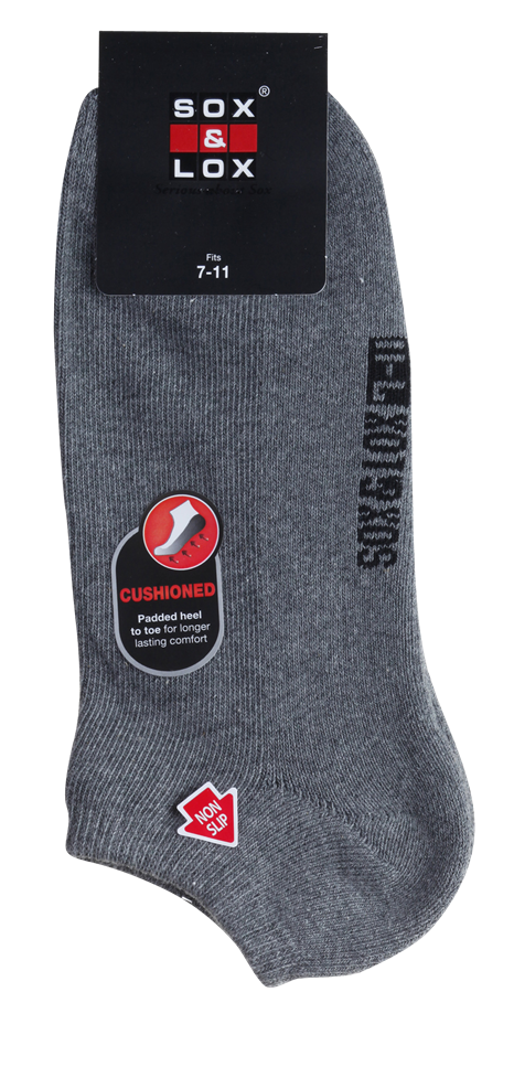 Men's Sports Cushioned Low Cut Boost All SOX&LOX SOX&LOX