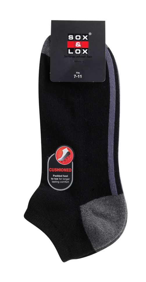 Men's Sports Cushioned Low Cut Boost All SOX&LOX SOX&LOX