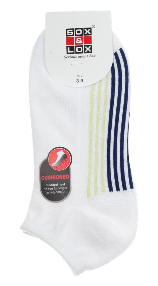 Ladies' Sports Cushioned Low Cut SOX&LOX 100% comfortable best socks