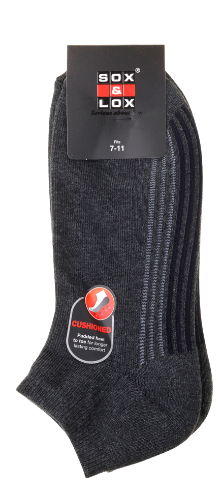 Men's Sports Cushioned Low Cut Men SOX&LOX