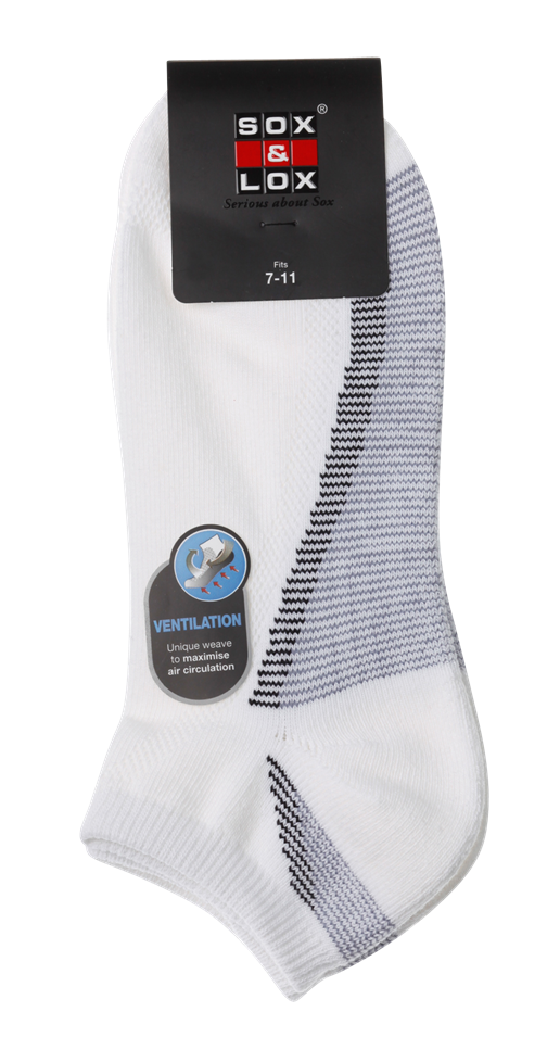 Men's Sports Cushioned Low Cut Men SOX&LOX