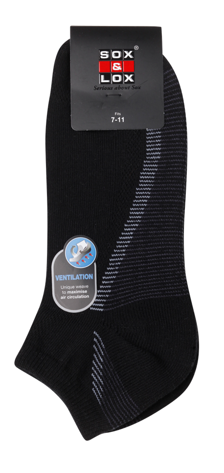 Men's Sports Cushioned Low Cut SOX&LOX 100% comfortable best socks