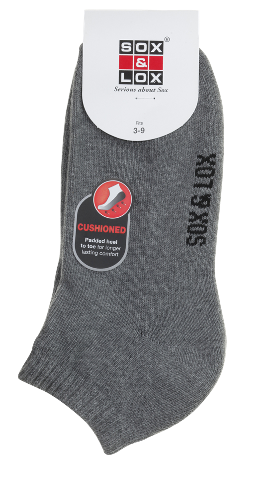 Ladies' Sports Cushioned Anklet SOX&LOX 100% comfortable best socks