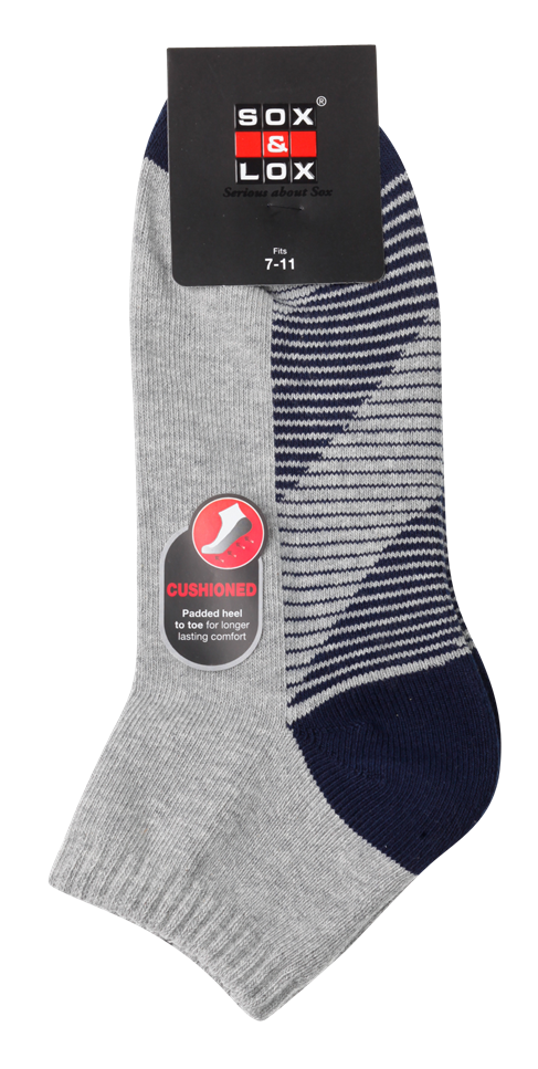 Men's Sports Cushioned Anklet Boost All SOX&LOX SOX&LOX