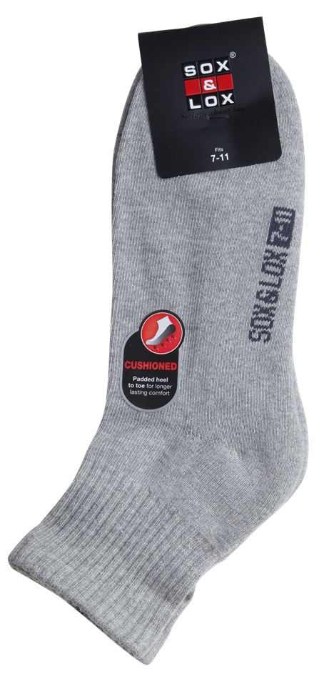 Men's Sports Cushioned Midi SOX&LOX 100% comfortable best socks