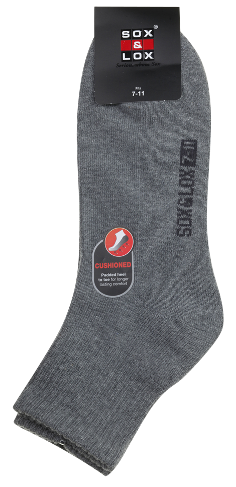 Men's Sports Cushioned Midi SOX&LOX 100% comfortable best socks