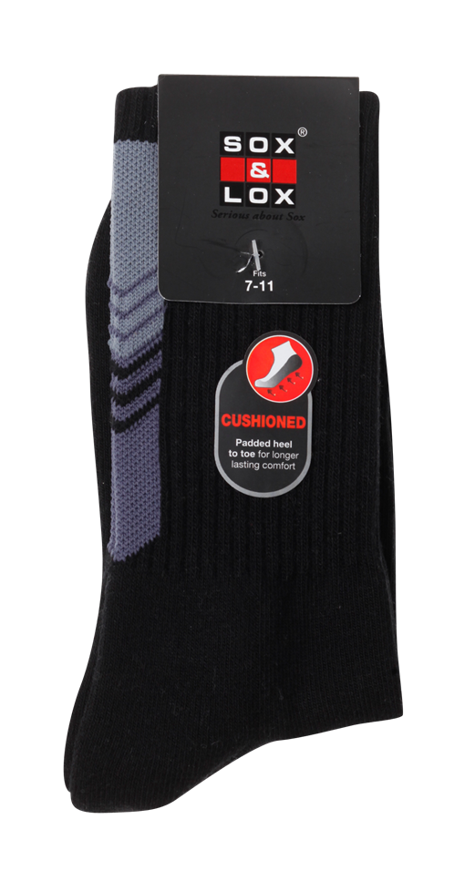 Men's Sports Cushioned Long SOX&LOX 100% comfortable best socks