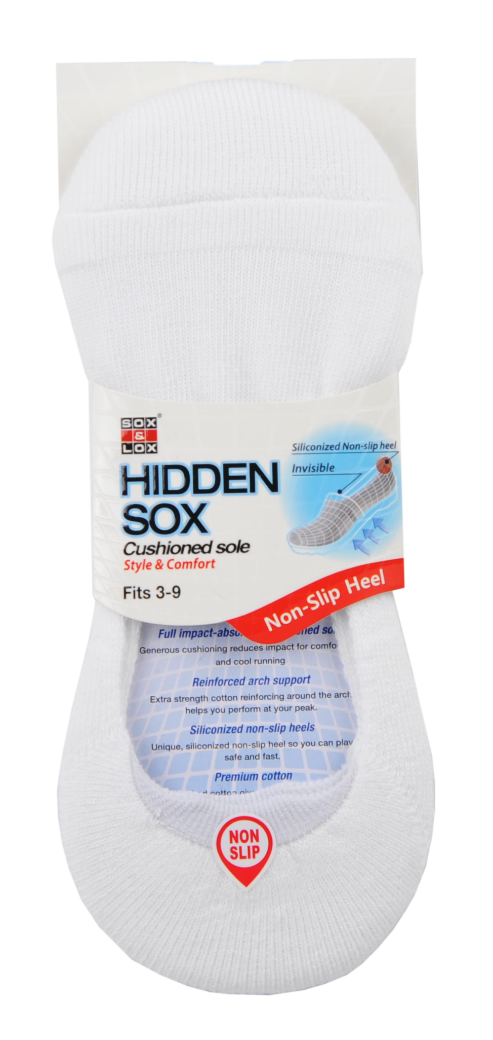 Ladies' Sports Cushioned Hidden Best Selling Products SOX&LOX