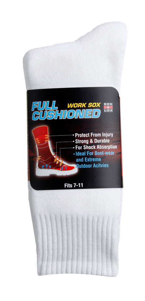 Men's Heavy Duty Full Cushion Full Cushioned SOX&LOX