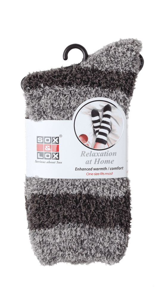 Adults' Bed Socks [Marled Stripe]