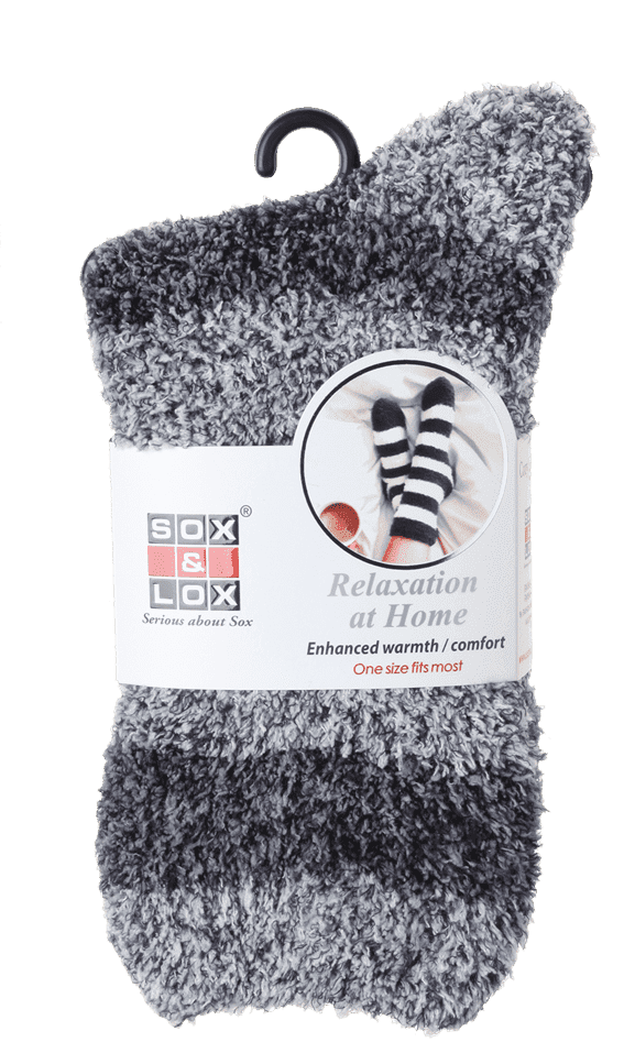 Adults' Bed Socks [Marled Stripe]