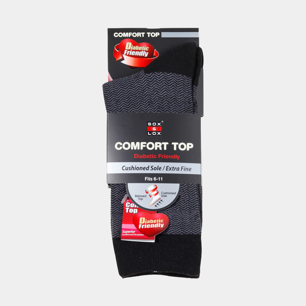 Men's Business Diabetic Friendly [Fine Cushioned]