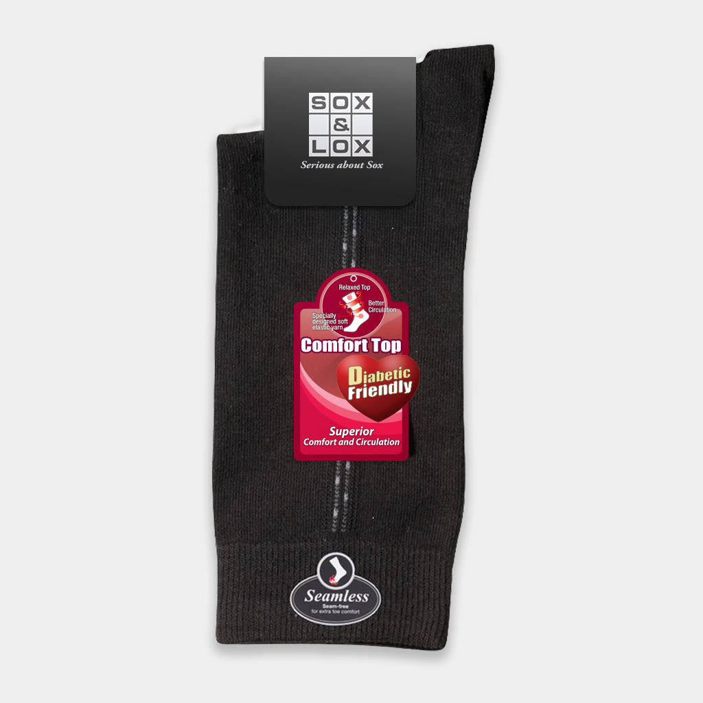 Men's Fine Business Diabetic Friendly [Seamless Toe]