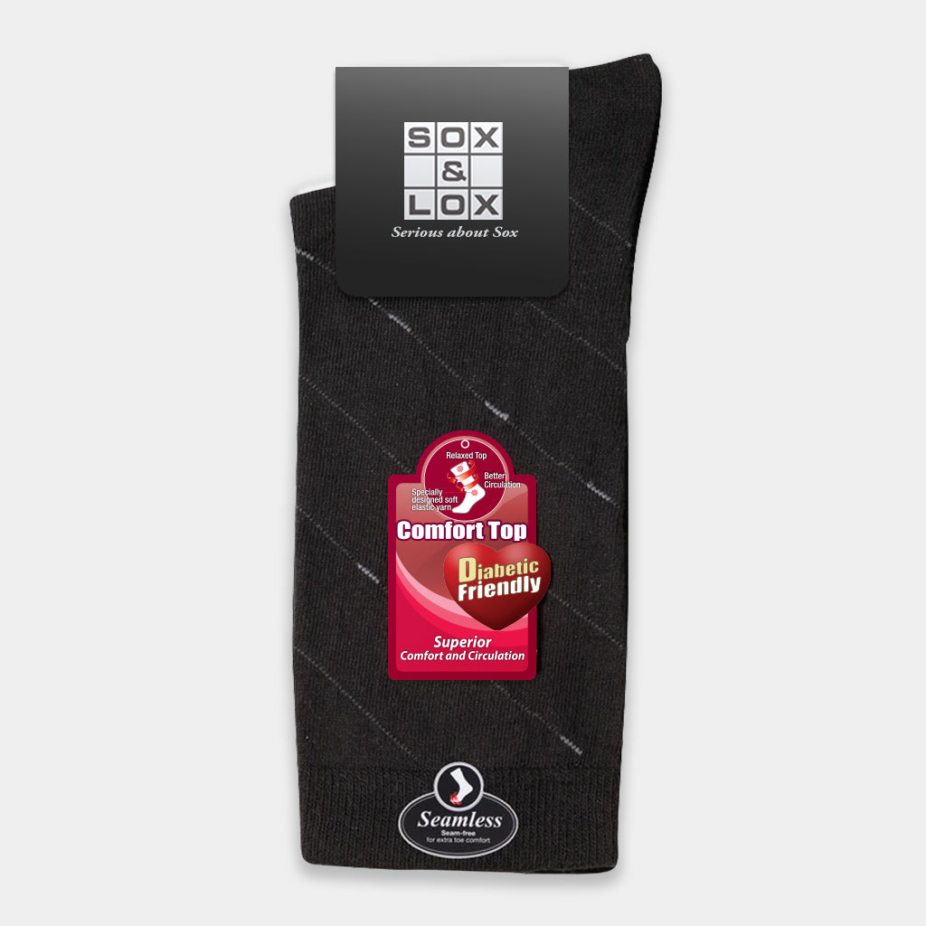 Men's Fine Business Diabetic Friendly [Seamless Toe]