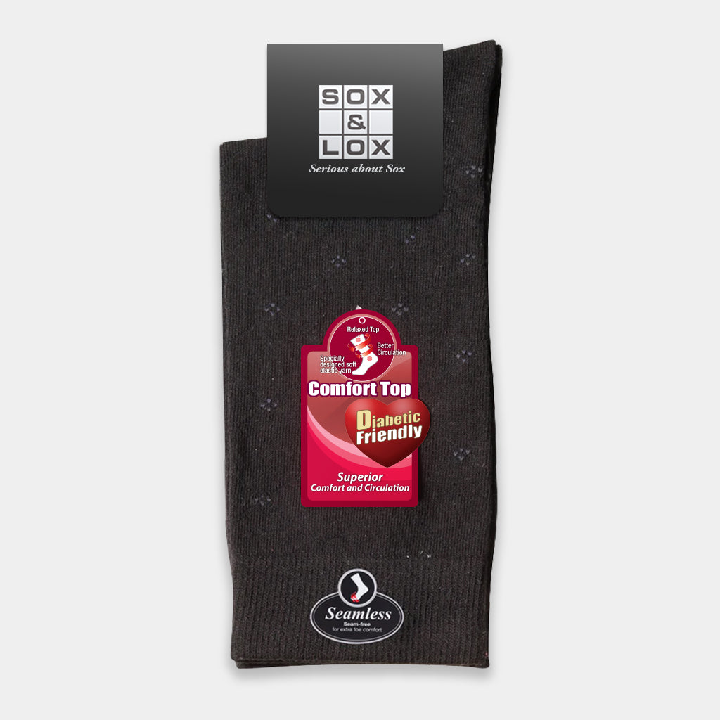 Men's Fine Business Diabetic Friendly [Seamless Toe]
