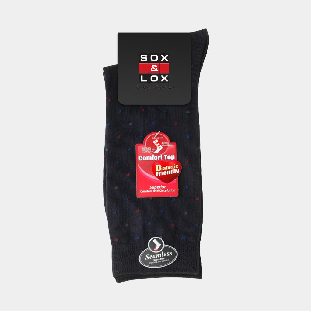 Men's Fine Business Diabetic Friendly [Seamless Toe]
