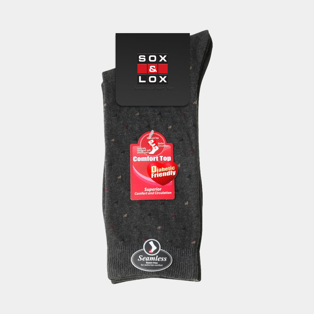 Men's Fine Business Diabetic Friendly [Seamless Toe]
