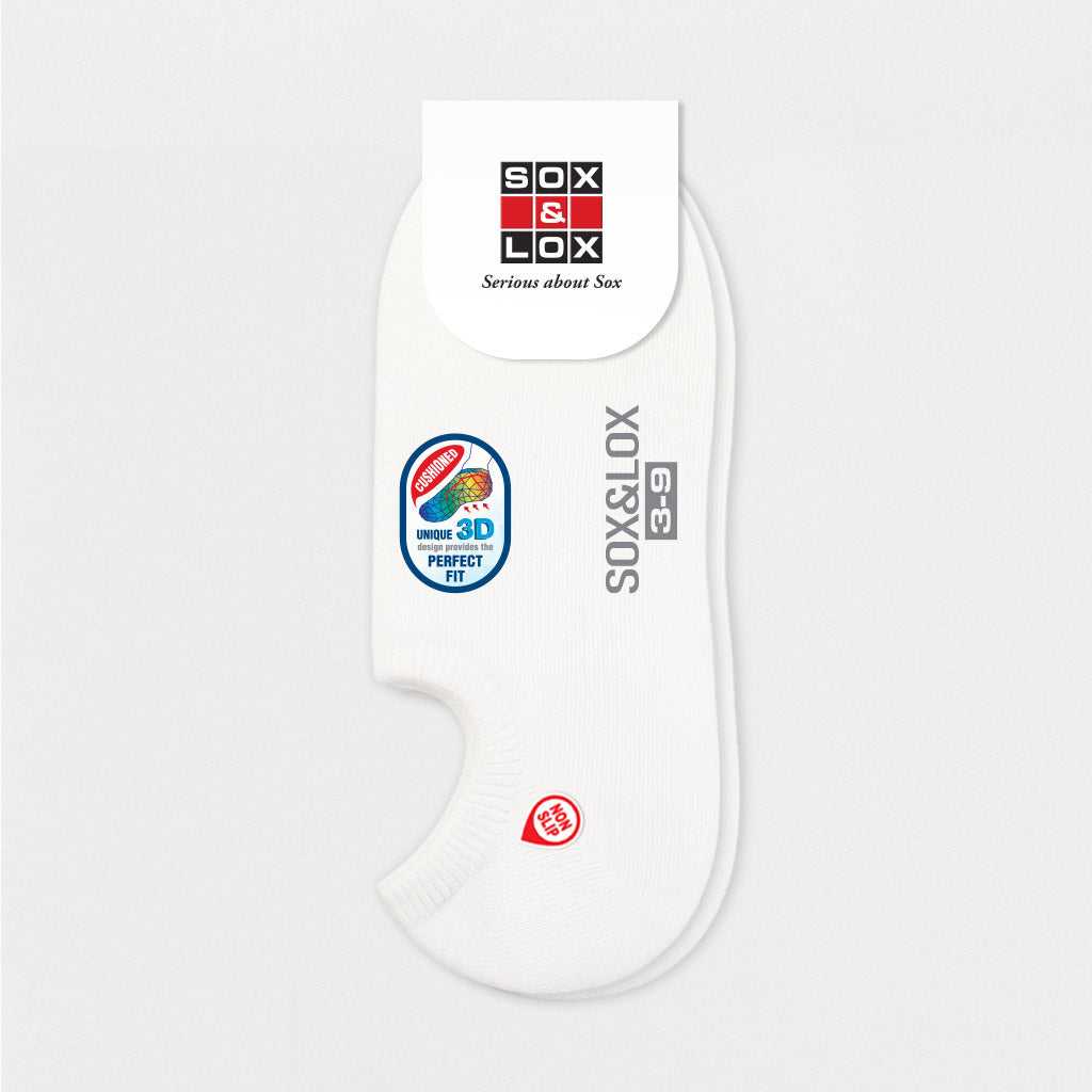 Ladies' Sports Cushioned Hidden Low Cut [3D Non-Slip Heel] Boost All SOX&LOX SOX&LOX