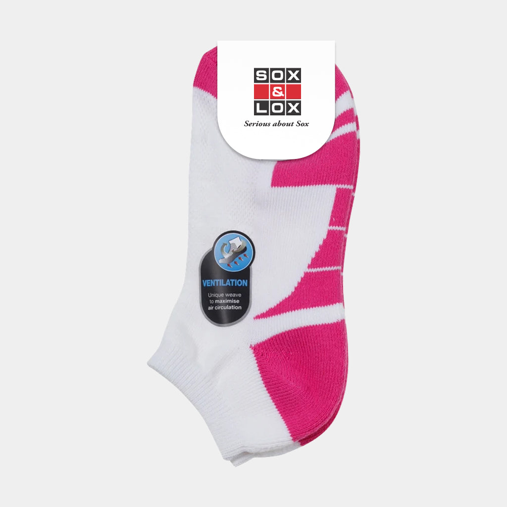 Ladies' Sports Cushioned Low Cut [Ventilation Panel]