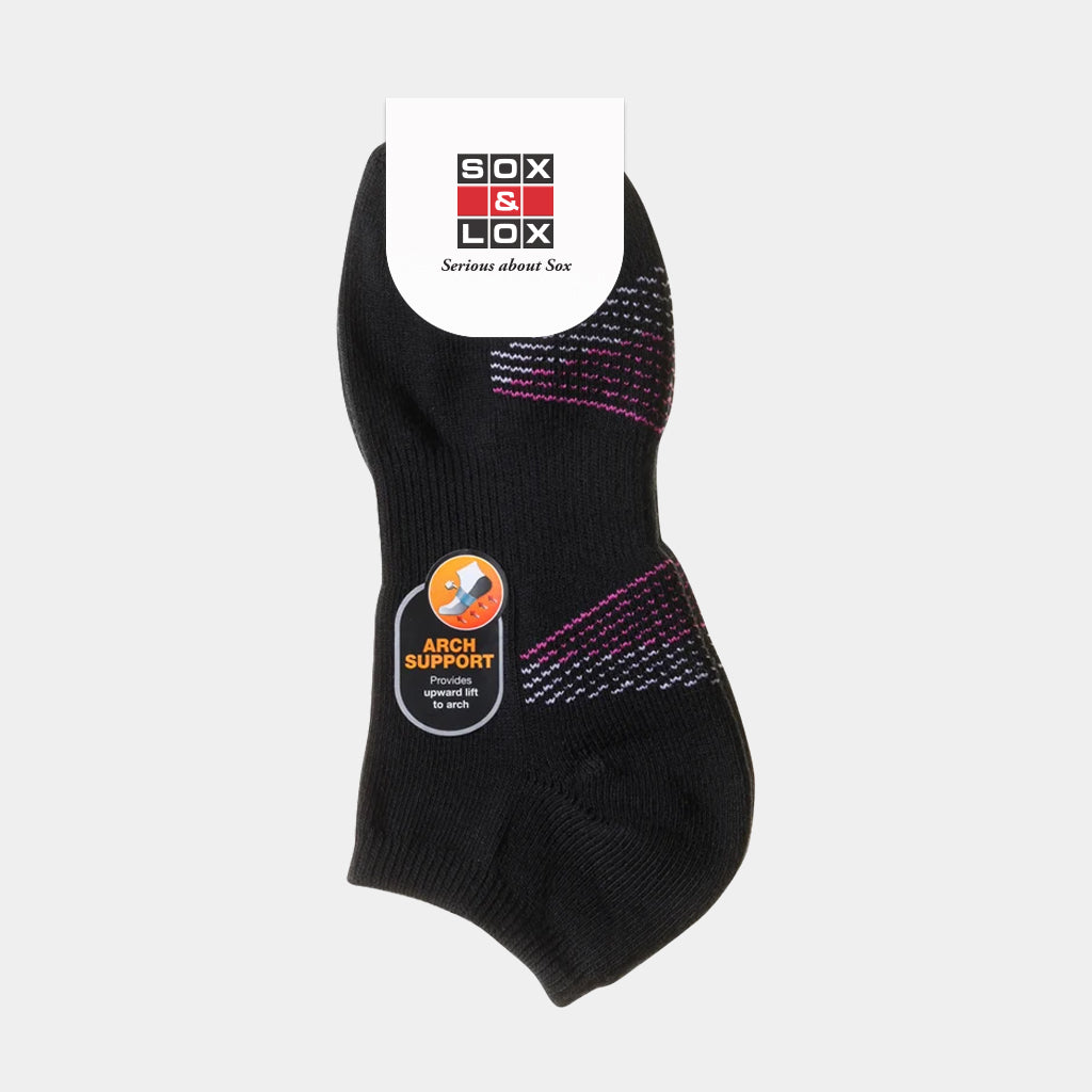 Ladies' Sports Cushioned Low Cut [Arch Support]