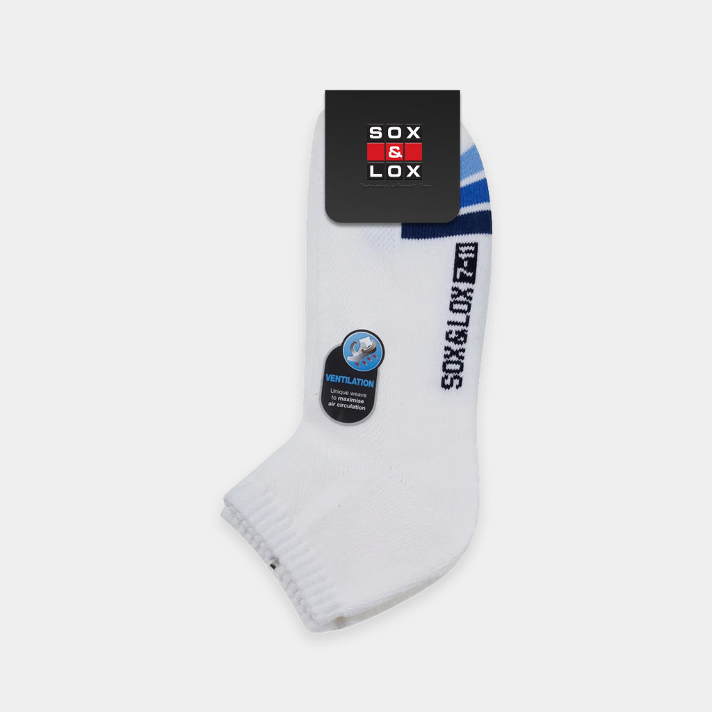 Men's Sports Cushioned Anklet [Ventilation Panel]