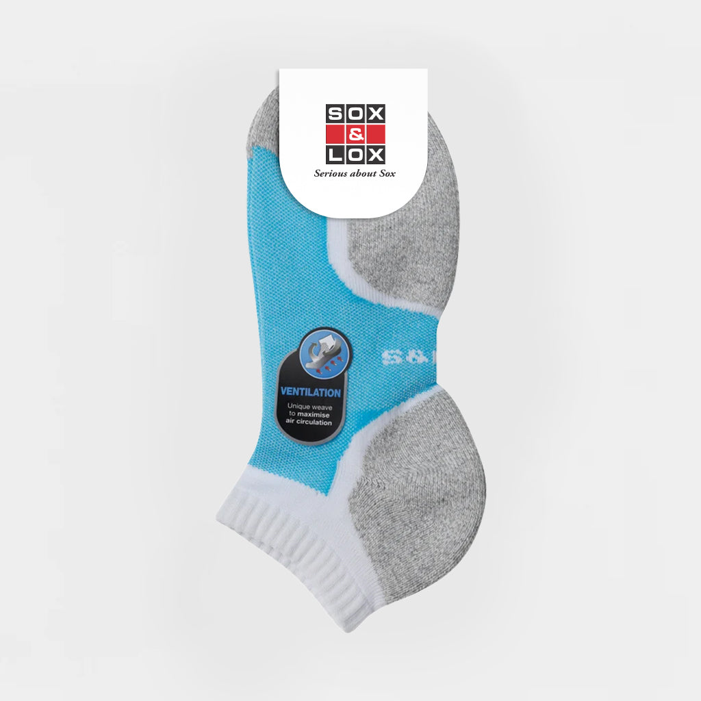 Ladies' Sports Cushioned Anklet [Ventilation Panel]