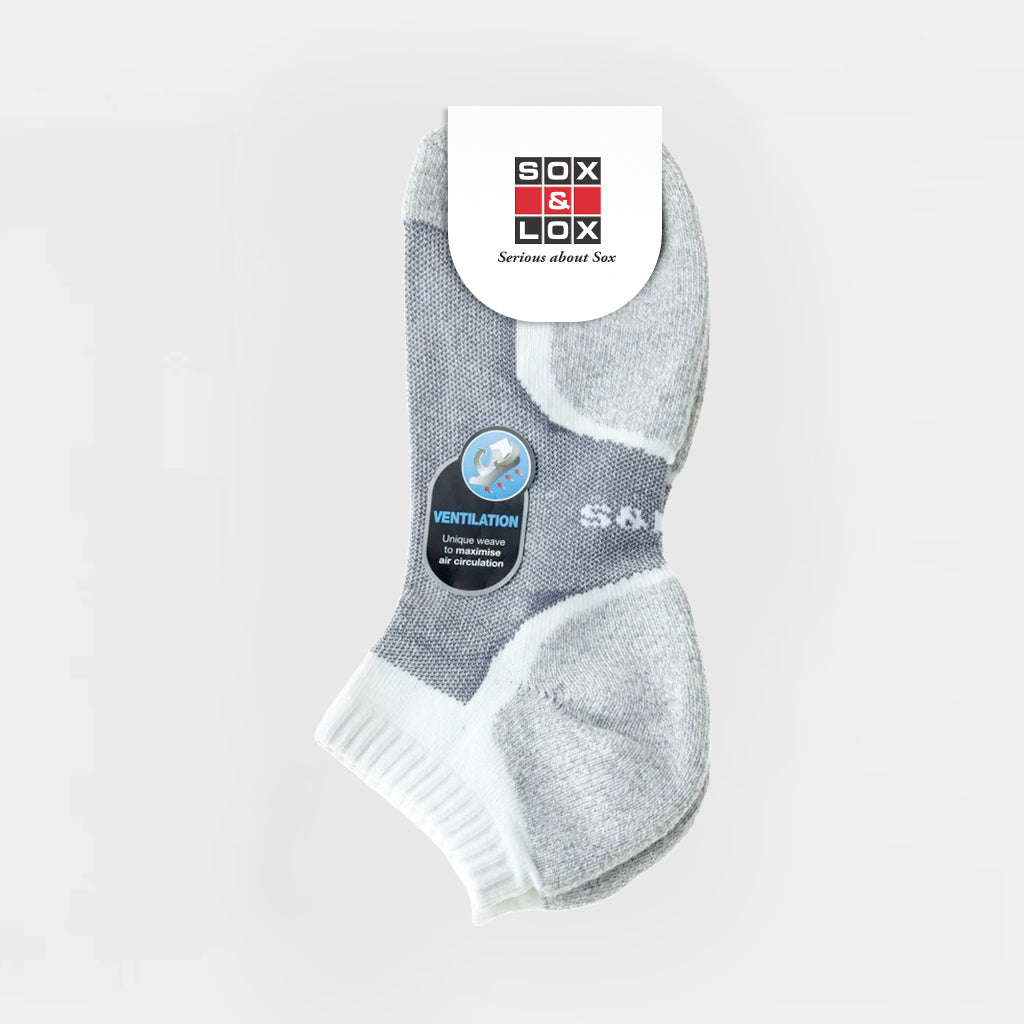 Ladies' Sports Cushioned Anklet [Ventilation Panel]