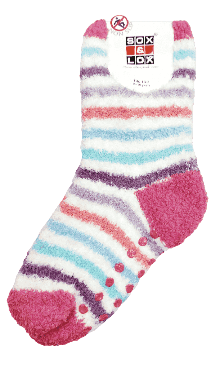 Kid's Bed Socks [Non Slip] - Large