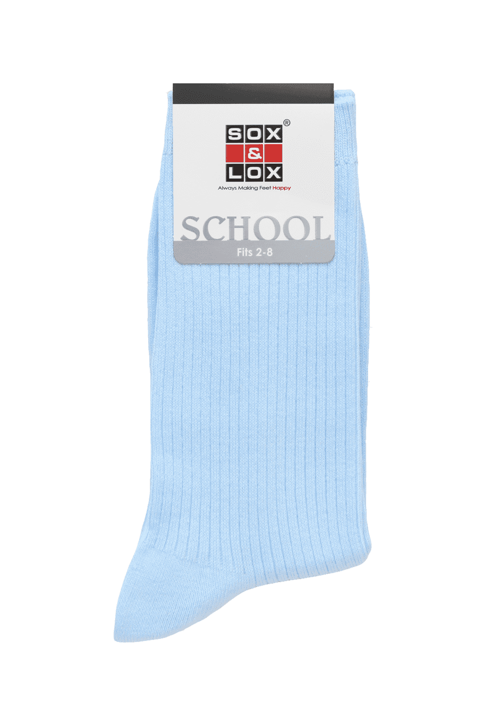 Children's School Long Ribbed (Fits 2-8)