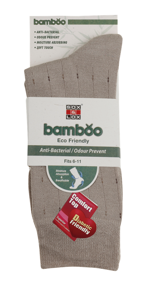 Men's Business  Diabetic Friendly [Bamboo] SOX&LOX 100% comfortable best socks