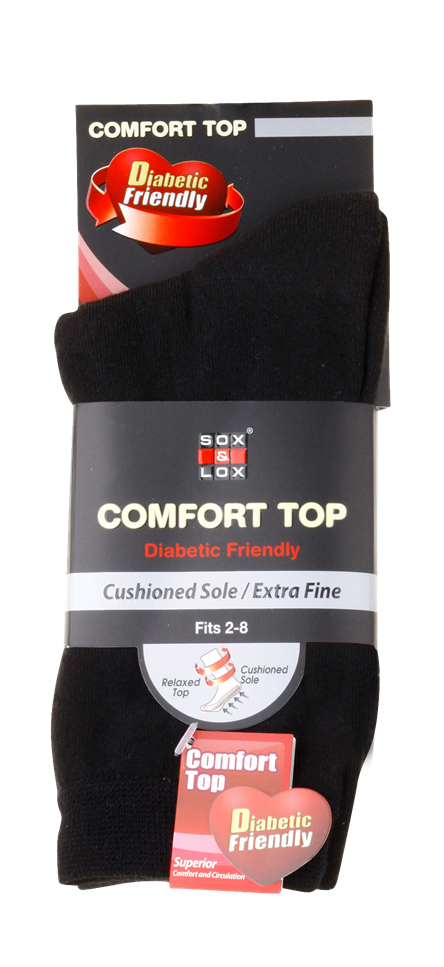 Ladies' Everyday Diabetic Friendly [Fine Cushioned] Diabetic Friendly SOX&LOX