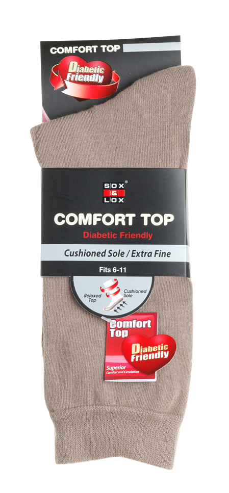 Men's Business Diabetic Friendly [Fine Cushioned] SOX&LOX 100% comfortable best socks