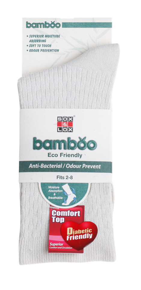 Ladies' Everyday  Diabetic Friendly [Bamboo] SOX&LOX 100% comfortable best socks
