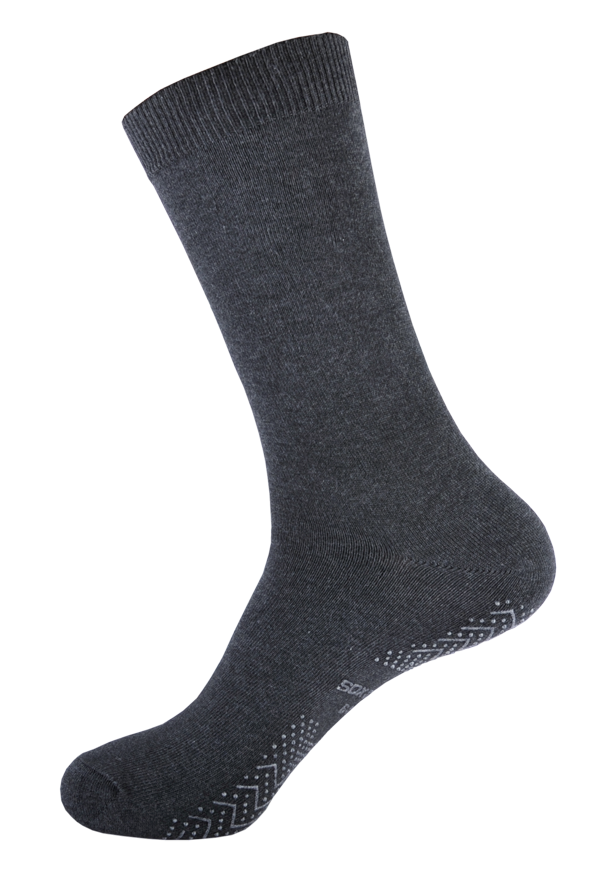 Men's Diabetic Friendly [Anti-Slip Traction] SOX&LOX 100% comfortable best socks