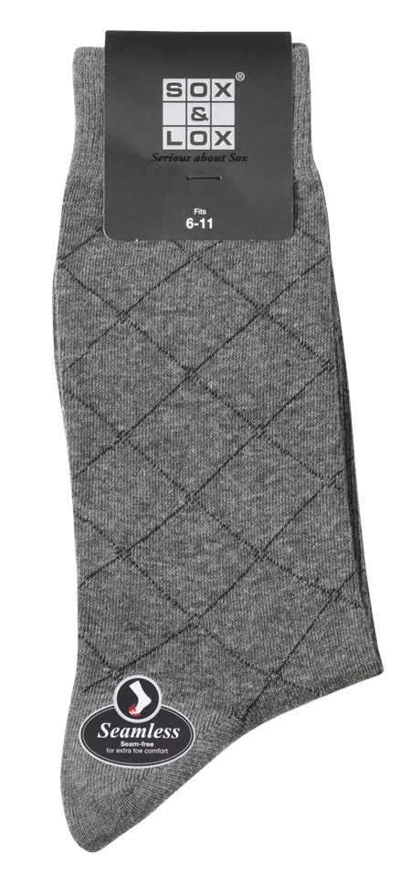 Men's Fine Business [Seamless Toe] SOX&LOX 100% comfortable best socks
