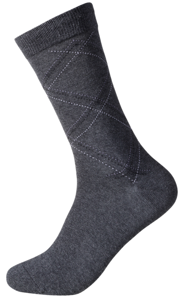 Men's Fine Business Diabetic Friendly [Seamless Toe] SOX&LOX 100% comfortable best socks