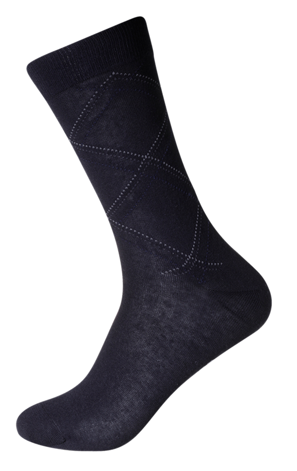 Men's Fine Business Diabetic Friendly [Seamless Toe] SOX&LOX 100% comfortable best socks