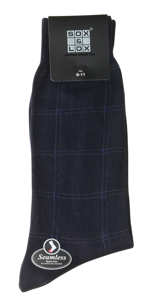 Men's Fine Business [Seamless Toe] SOX&LOX 100% comfortable best socks