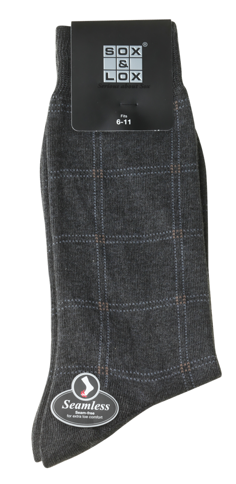 Men's Fine Business [Seamless Toe] SOX&LOX 100% comfortable best socks