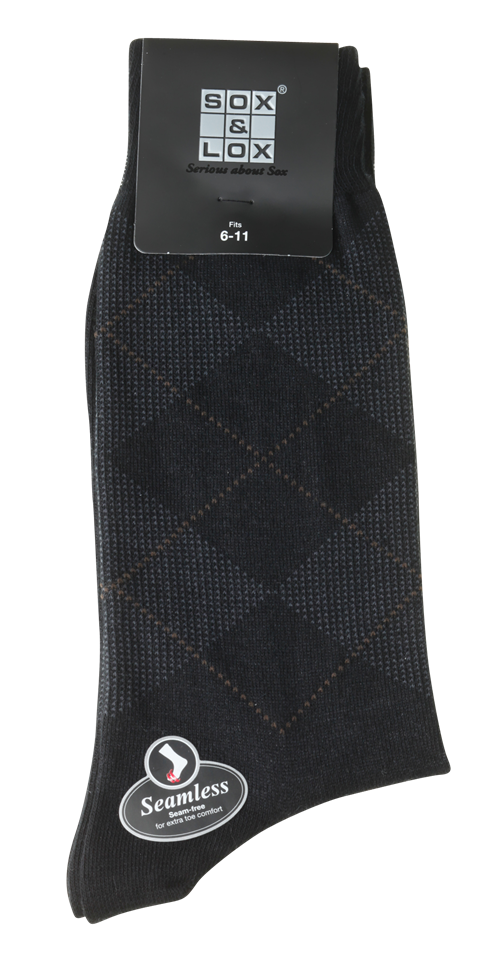 Men's Fine Business [Seamless Toe] Men SOX&LOX