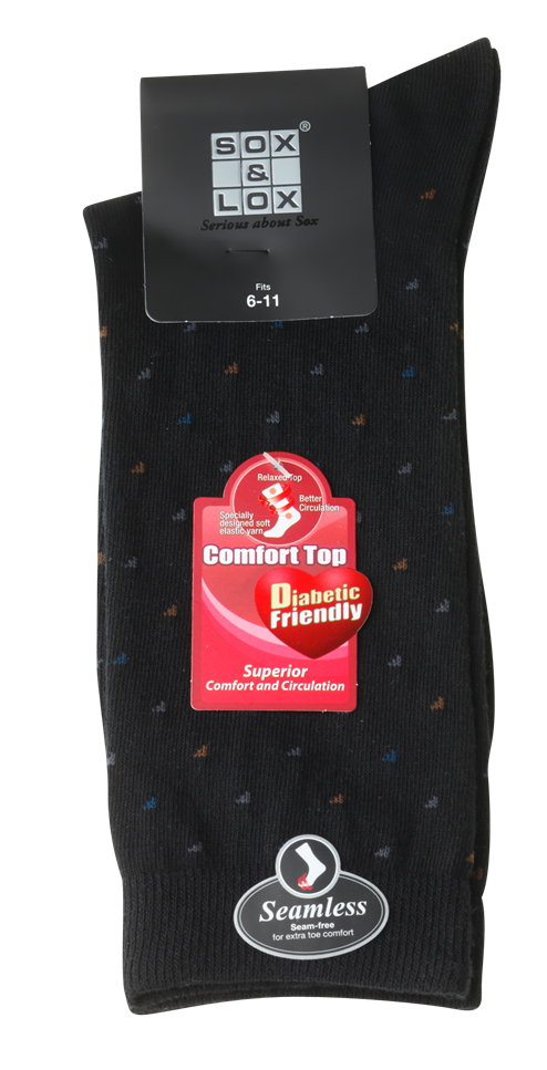 Men's Fine Business [Seamless Toe] Men SOX&LOX
