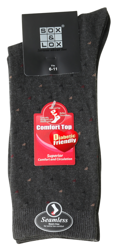 Men's Fine Business [Seamless Toe] SOX&LOX 100% comfortable best socks