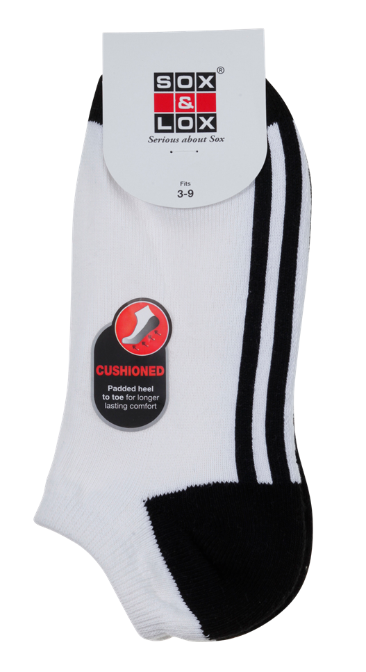 Ladies' Sports Cushioned Low Cut Ladies SOX&LOX