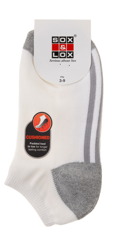 Ladies' Sports Cushioned Low Cut SOX&LOX 100% comfortable best socks